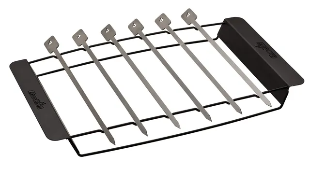 char-broil-140-587-premium-schaschlik-kebab-set-edelstahl-6-spie-e-mit-rahmen image 1