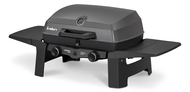 enders-urban-ii-pro-tischgrill-2-brenner-gasgrill-mit-grill-koch-und-backfunktio image 1