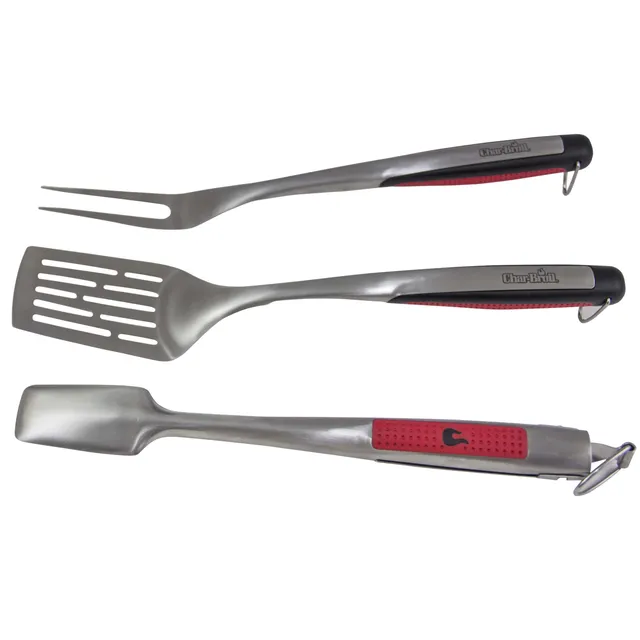 char-broil-140-767-comfort-grip-3-teiliges-grillbesteck-aus-edelstahl-wender-gri image 1