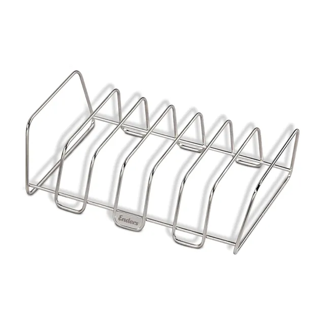 enders-8823-rippchen-und-bratenhalter-edelstahl-grillkorb-f-r-7-spareribs-umdreh image 1