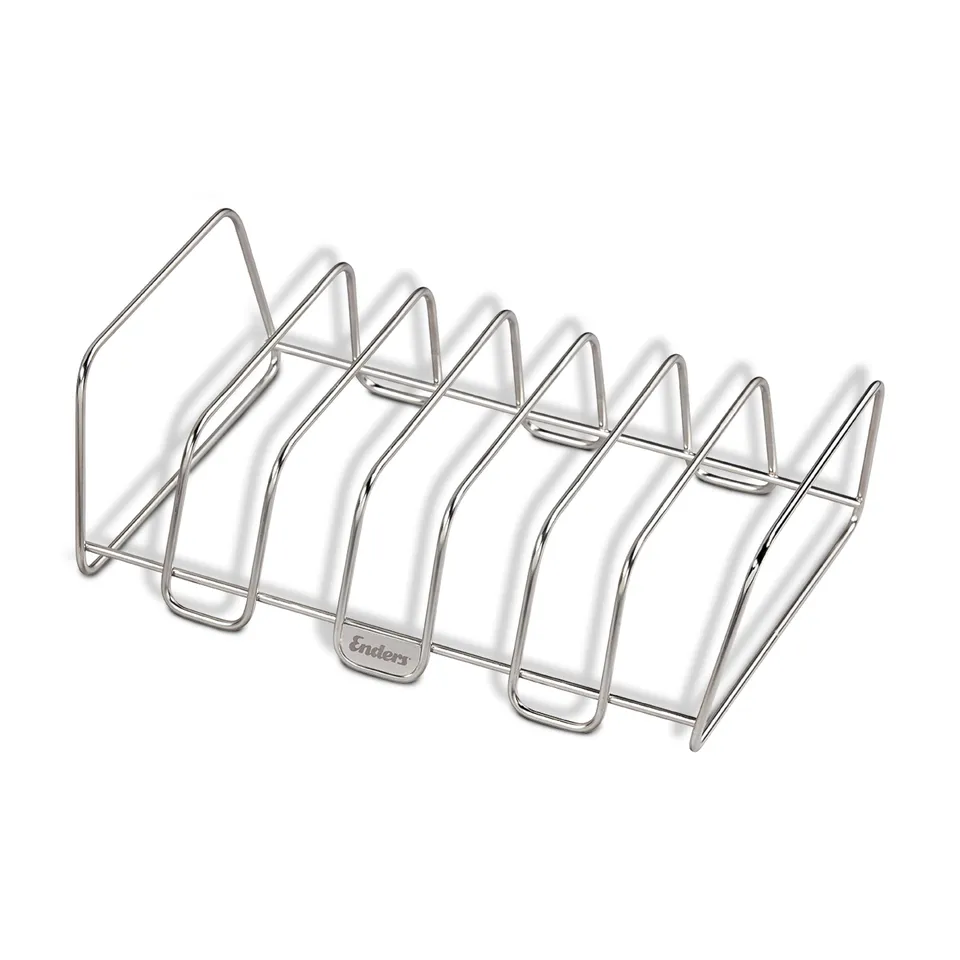 enders-8823-rippchen-und-bratenhalter-edelstahl-grillkorb-f-r-7-spareribs-umdreh image 1