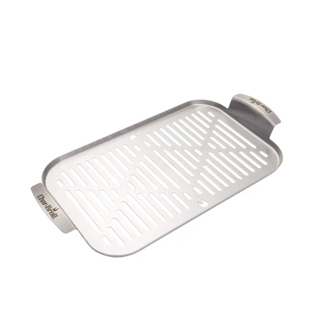 char-broil-140-015-grill-grillpfanne-aus-edelstahl-f-r-kleines-grillgut-sp-lmasc image 1