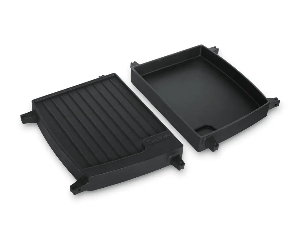 enders-grill-wende-platte-aus-gusseisen-1-2-grillfl-che-doppelseitige-grillplatt image 1