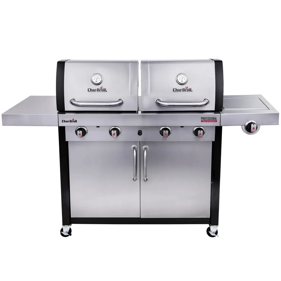 char-broil-professional-4600s-double-header-4-brenner-gasgrill-mit-seitenbrenner image 1