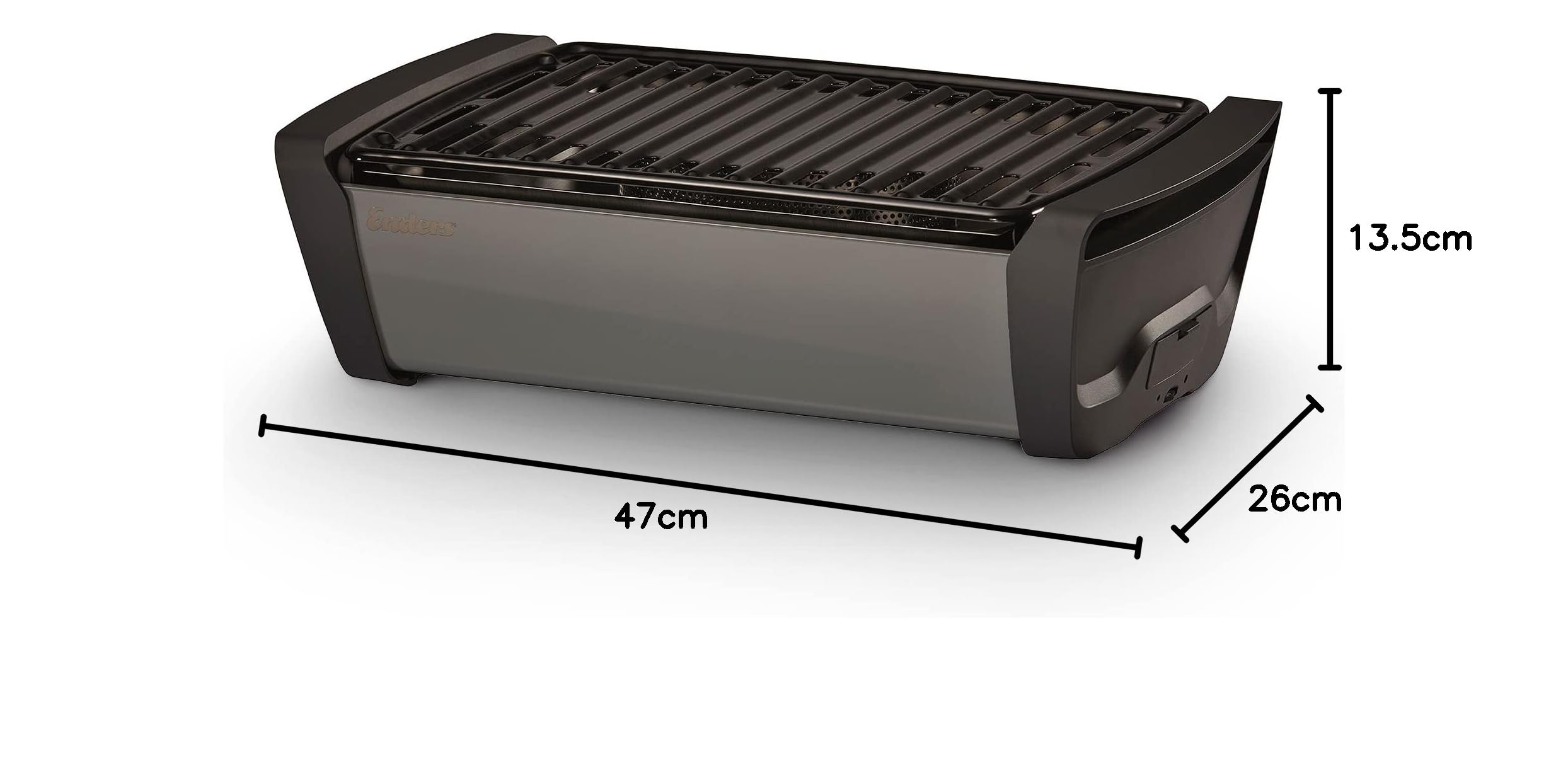 enders-aurora-tischgrill-grau-e-fan-bbq-l-ftertechnologie-extrem-flache-bauweise image 5