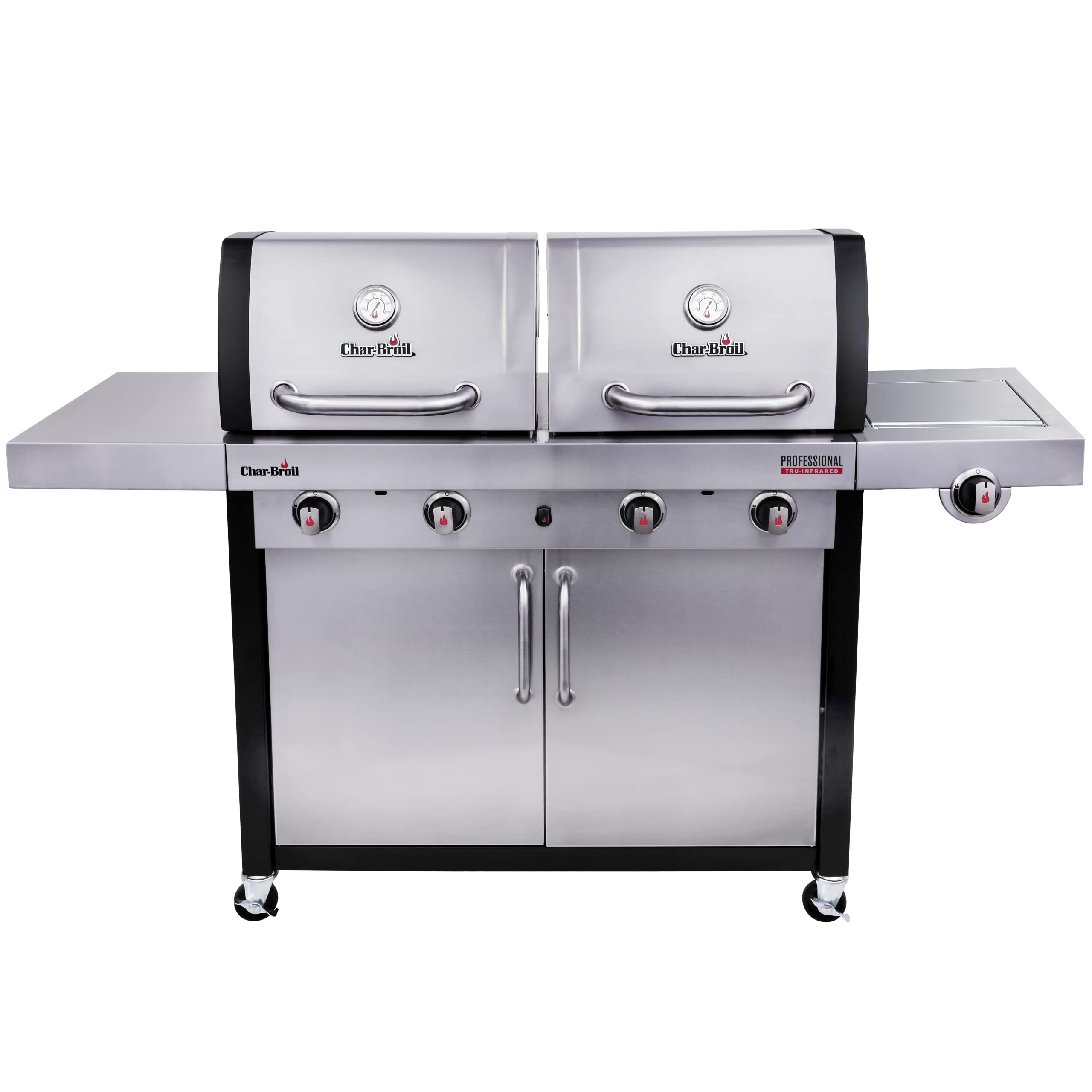 char-broil-professional-4600s-double-header-4-brenner-gasgrill-mit-seitenbrenner image 1