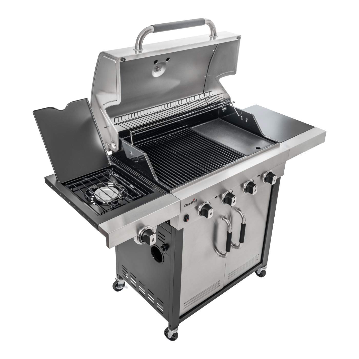 char-broil-advantage-445s-4-brenner-gasgrill-mit-seitenbrenner-und-grillplatte-t image 5