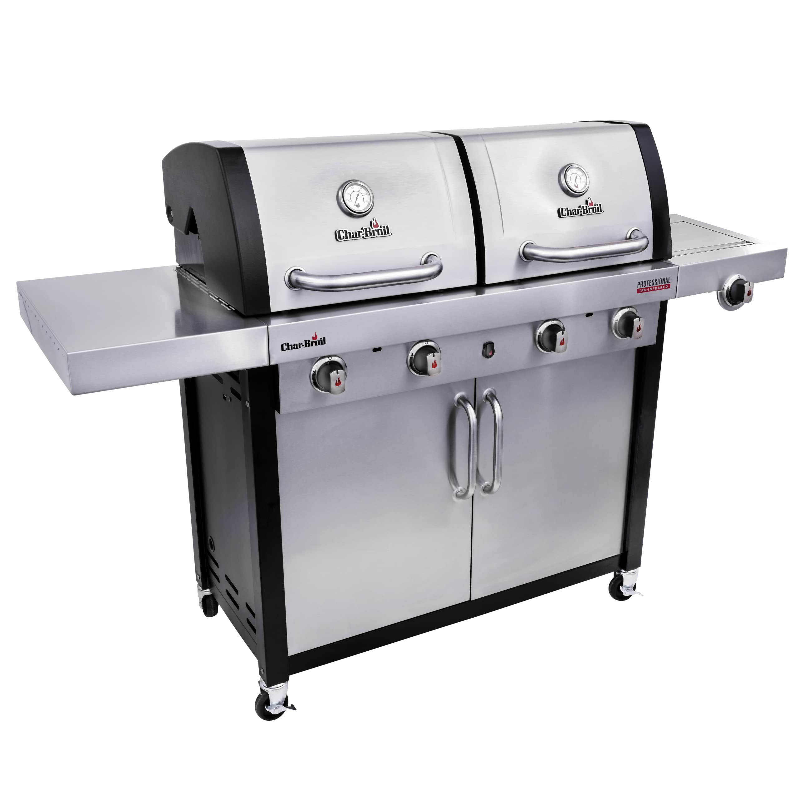 char-broil-professional-4600s-double-header-4-brenner-gasgrill-mit-seitenbrenner image 2