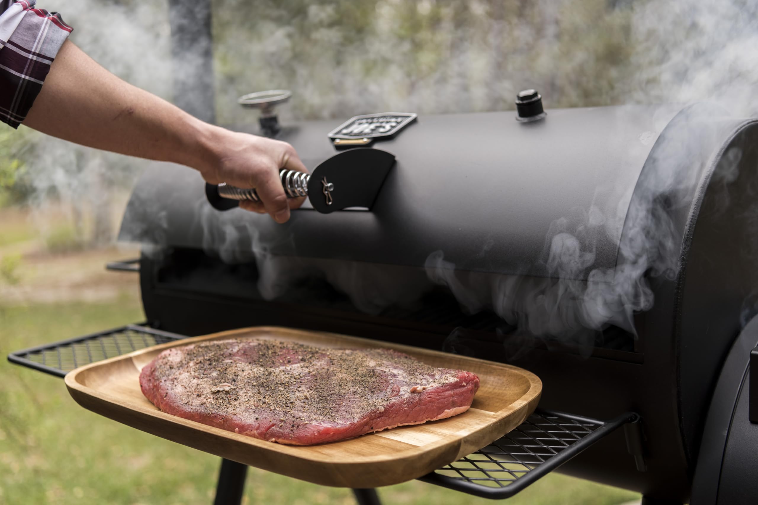 oklahoma-joe-s-highland-smoker-char-broil-140755-schwarz-offset-holzkohle-smoker image 8