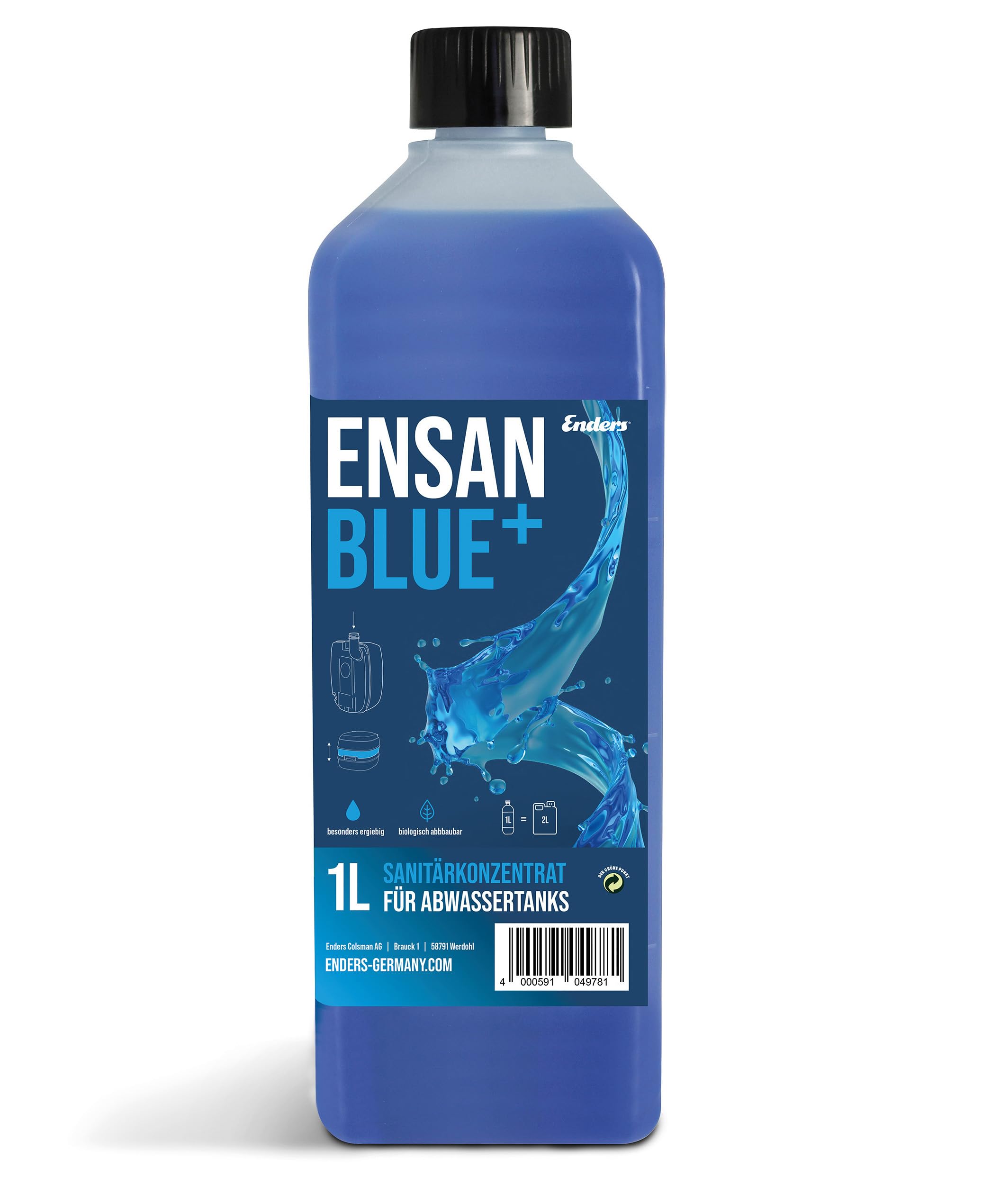 enders-ensan-blue-sanit-rfl-ssigkeit-f-r-abwassertank-1-liter-blauer-engel-biolo image 1