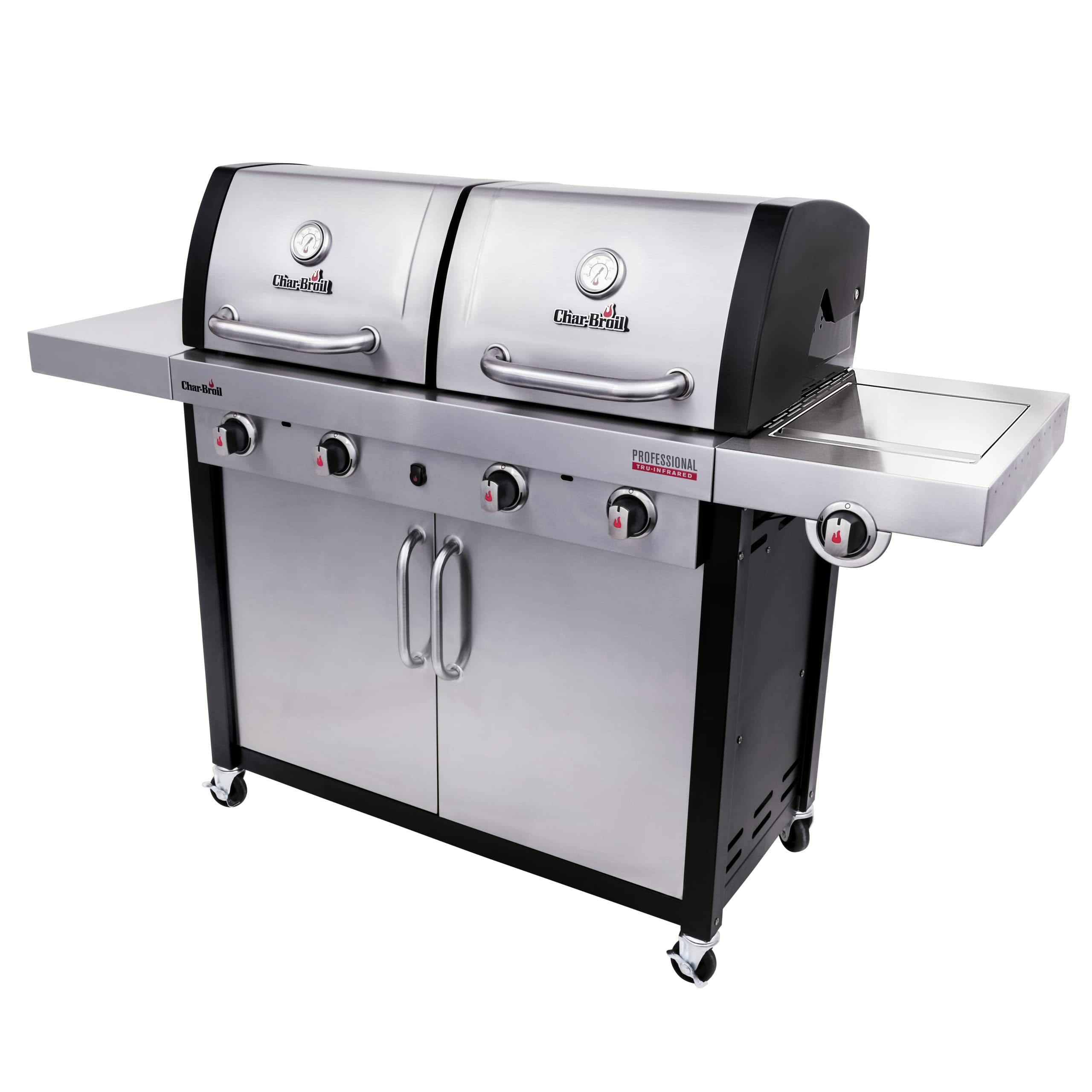 char-broil-professional-4600s-double-header-4-brenner-gasgrill-mit-seitenbrenner image 3