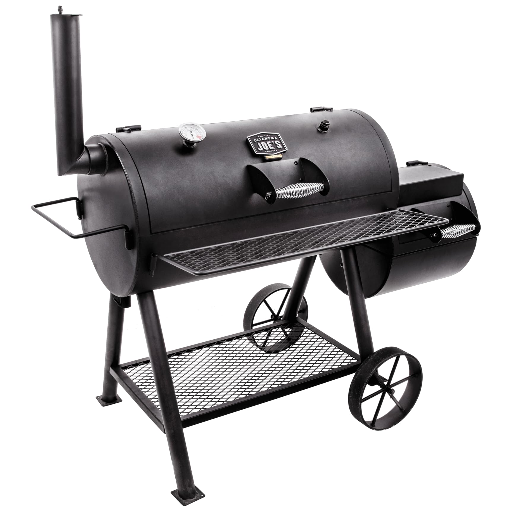 oklahoma-joe-s-highland-smoker-char-broil-140755-schwarz-offset-holzkohle-smoker image 5