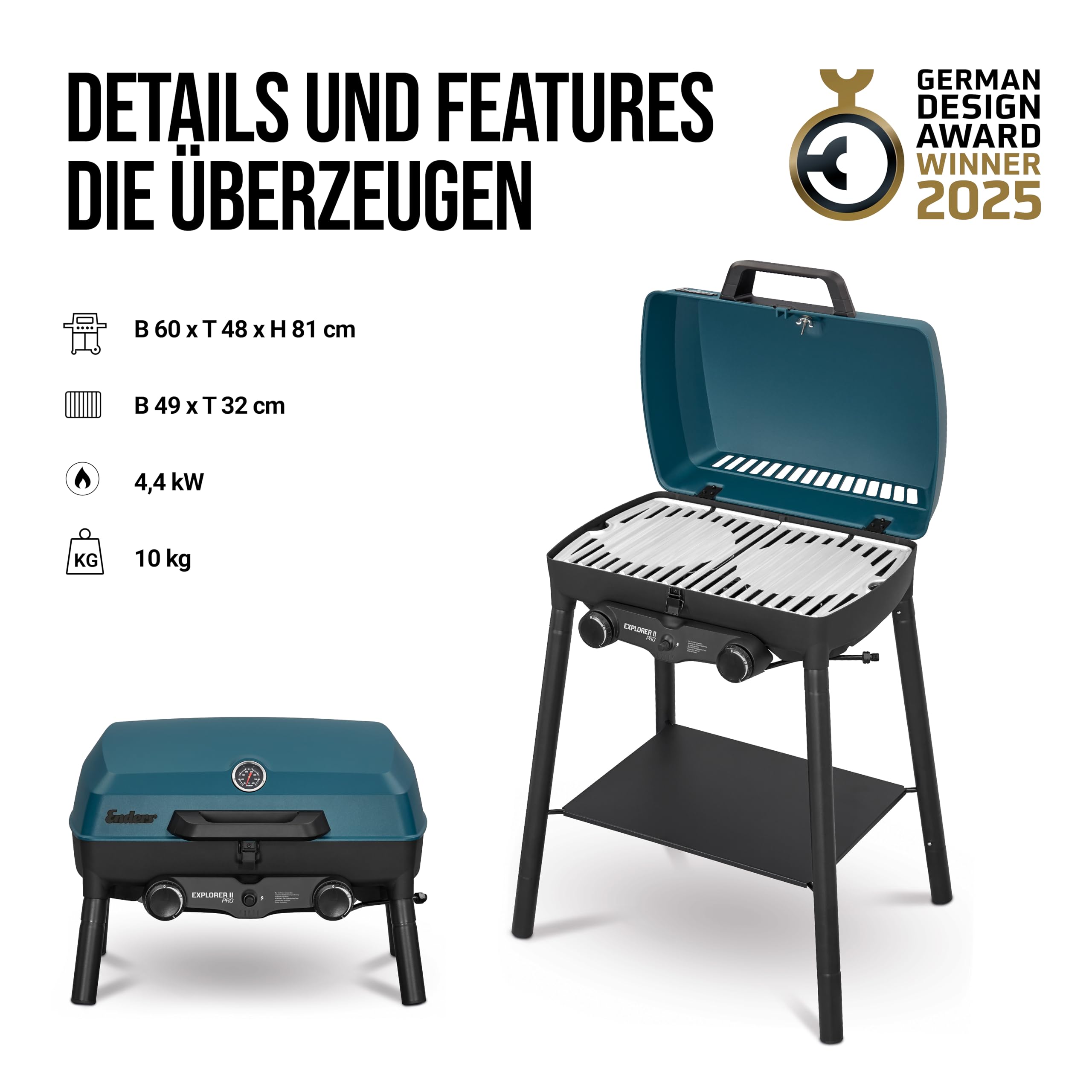enders-camping-gasgrill-explorer-ii-pro-2108-2-brenner-kompaktgrill-aus-edelstah image 3