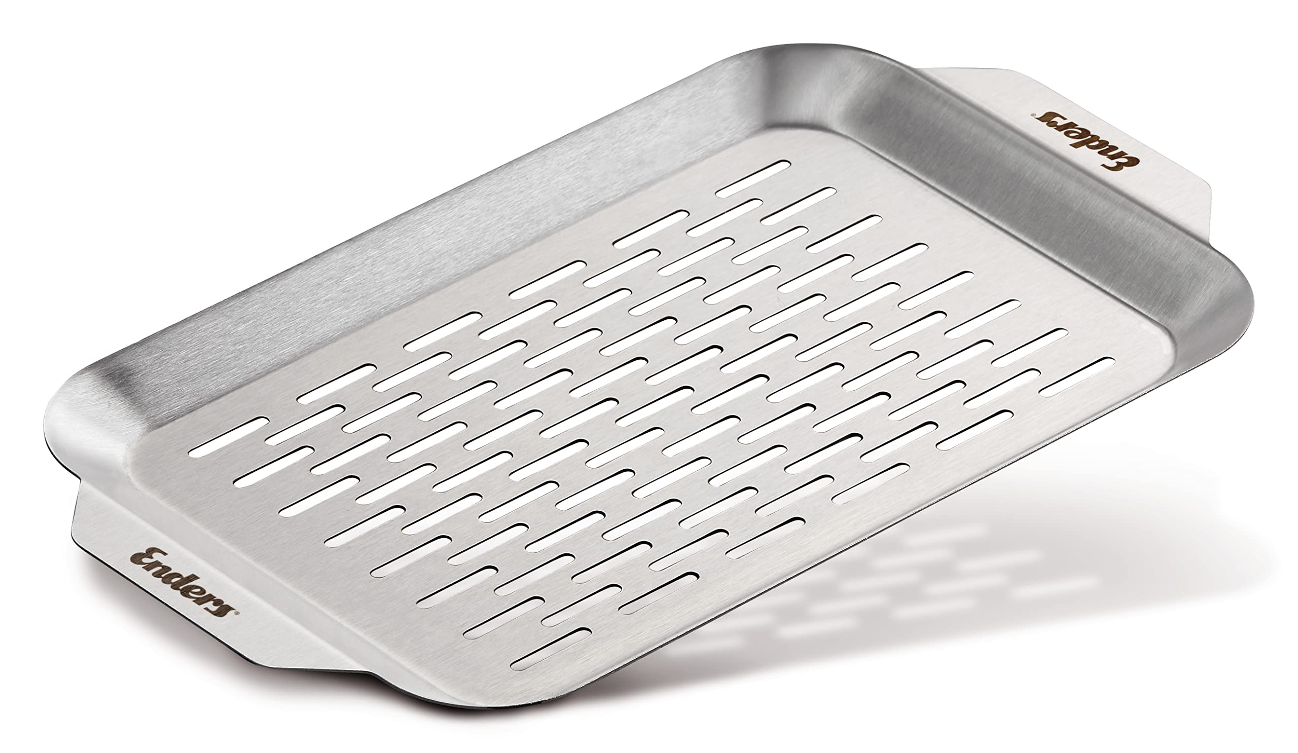 enders-grillschale-8804-aus-edelstahl-32-x-19-cm-f-r-zartes-grillgut-wie-fisch-u image 1