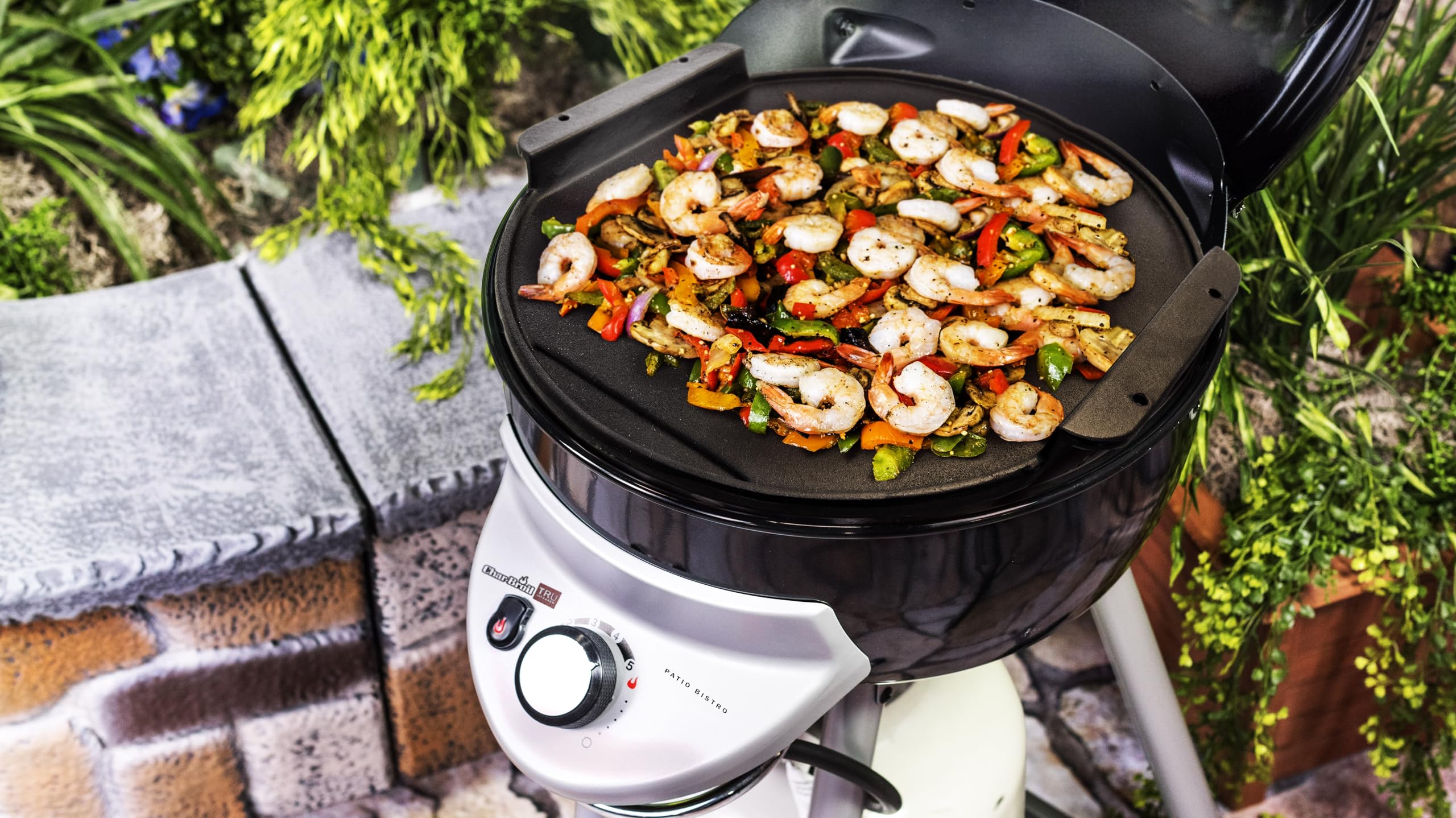 char-broil-140-572-patio-bistro-gusseisenplatte-schwarz-gusseisen-grillplatte-f- image 2
