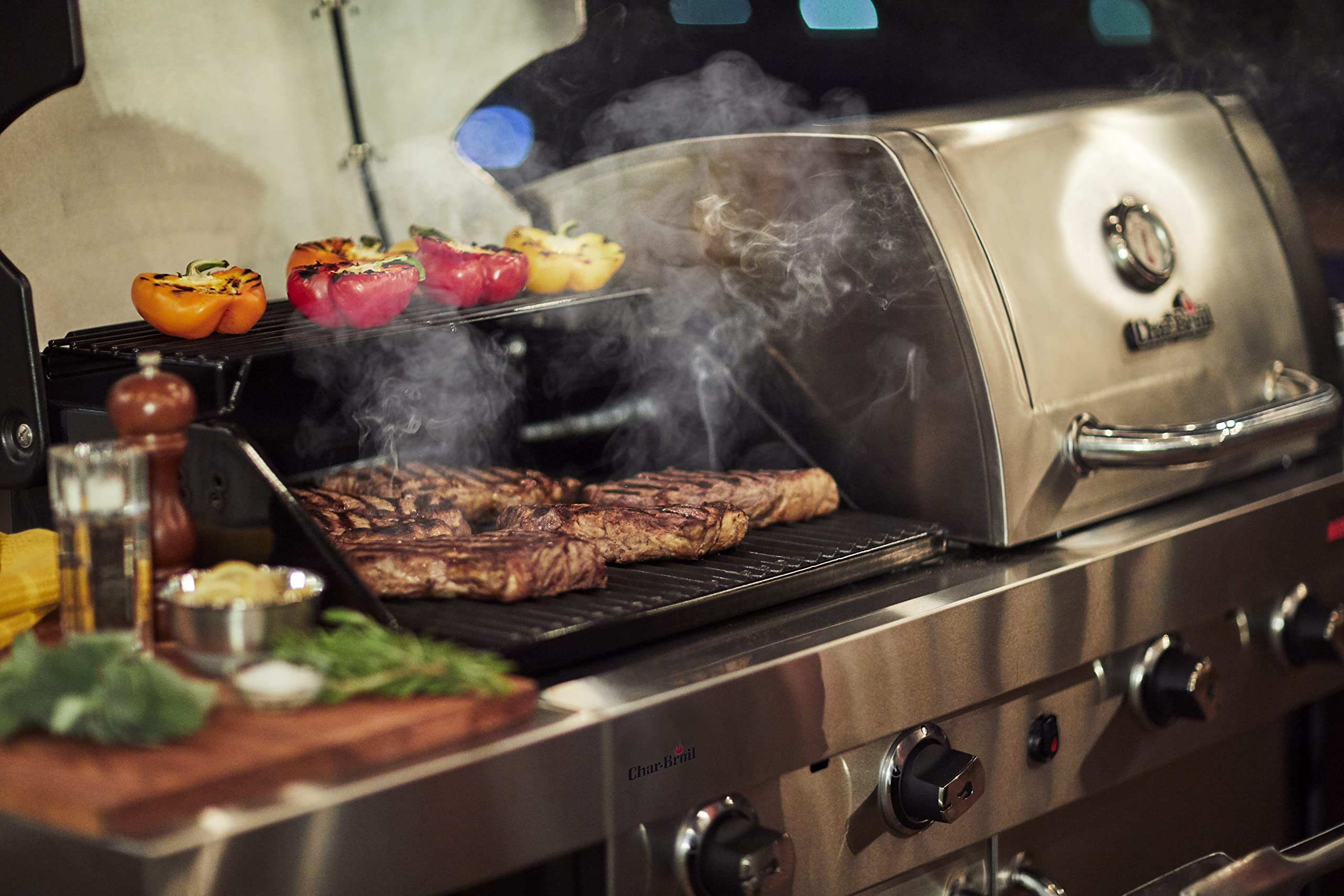char-broil-professional-4600s-double-header-4-brenner-gasgrill-mit-seitenbrenner image 7