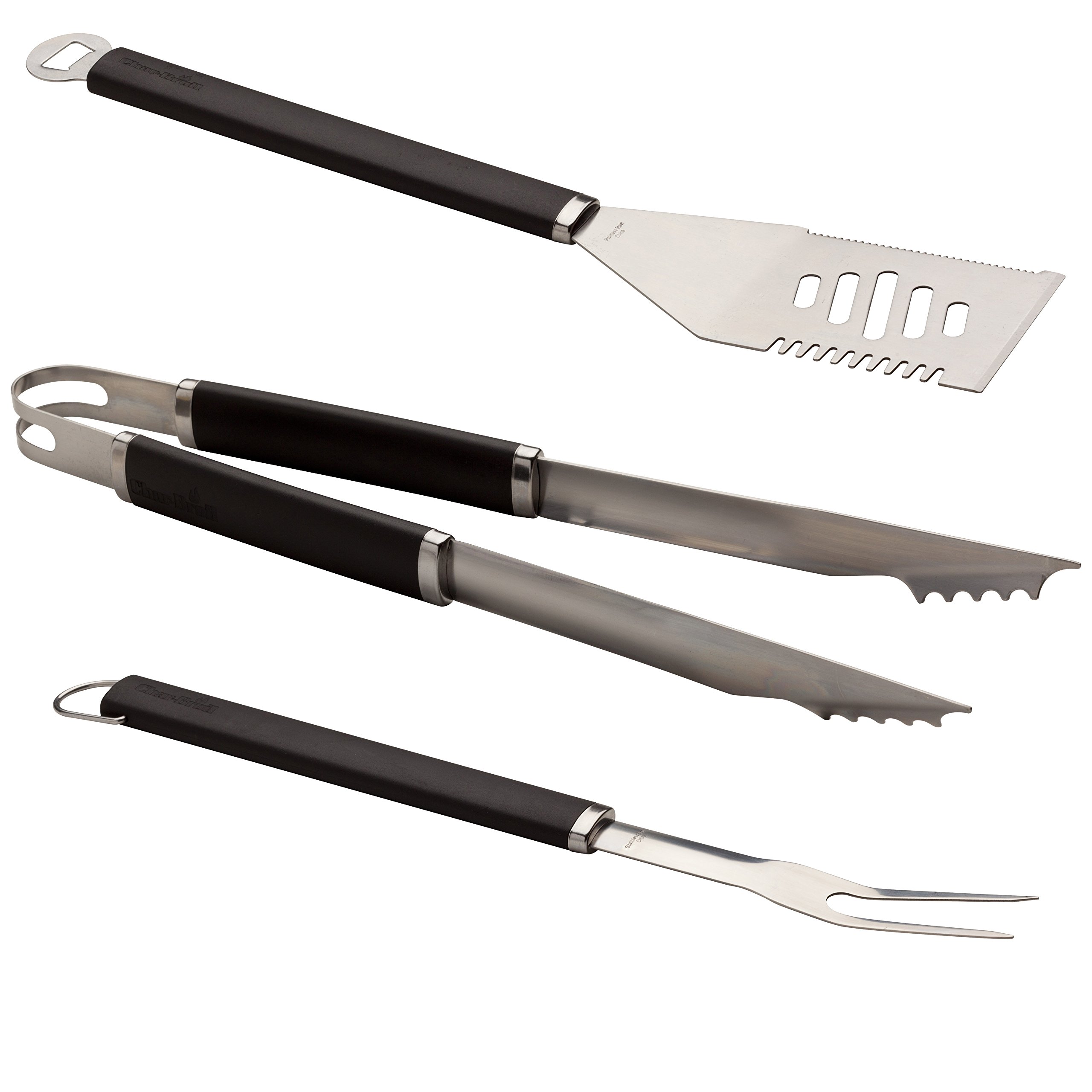 char-broil-140-545-3-teiliges-grillbesteck-set-edelstahl image 1