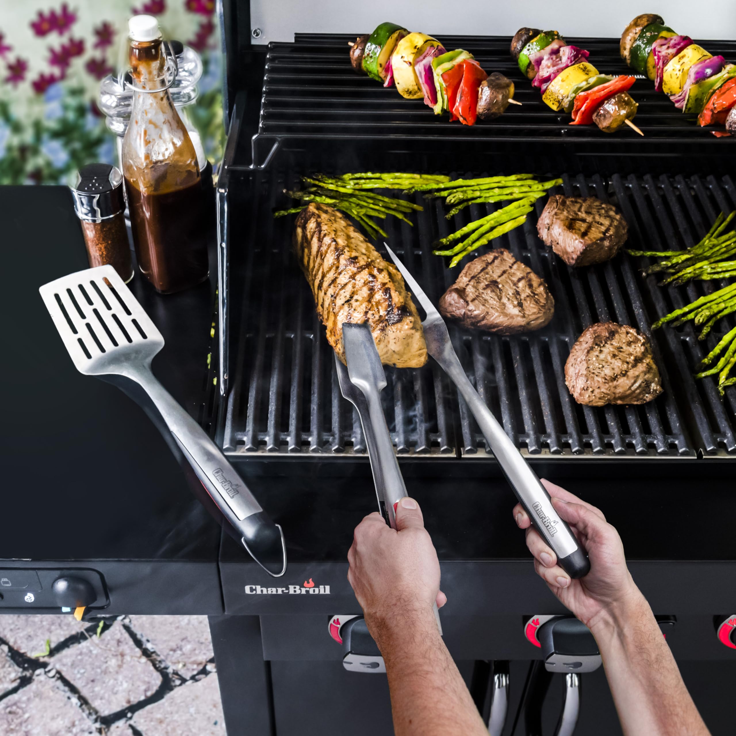 char-broil-140-767-comfort-grip-3-teiliges-grillbesteck-aus-edelstahl-wender-gri image 5