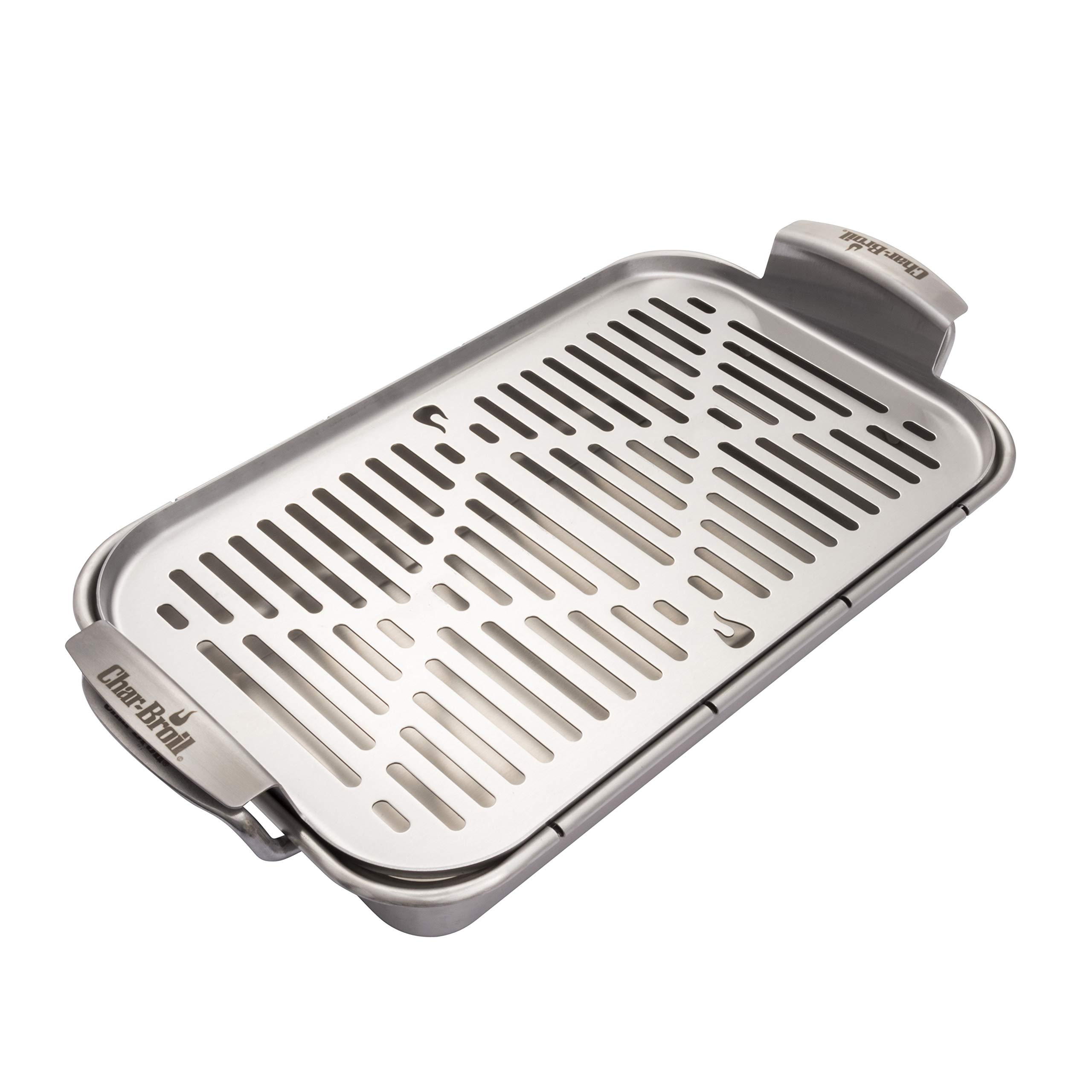 char-broil-140-015-grill-grillpfanne-aus-edelstahl-f-r-kleines-grillgut-sp-lmasc image 2