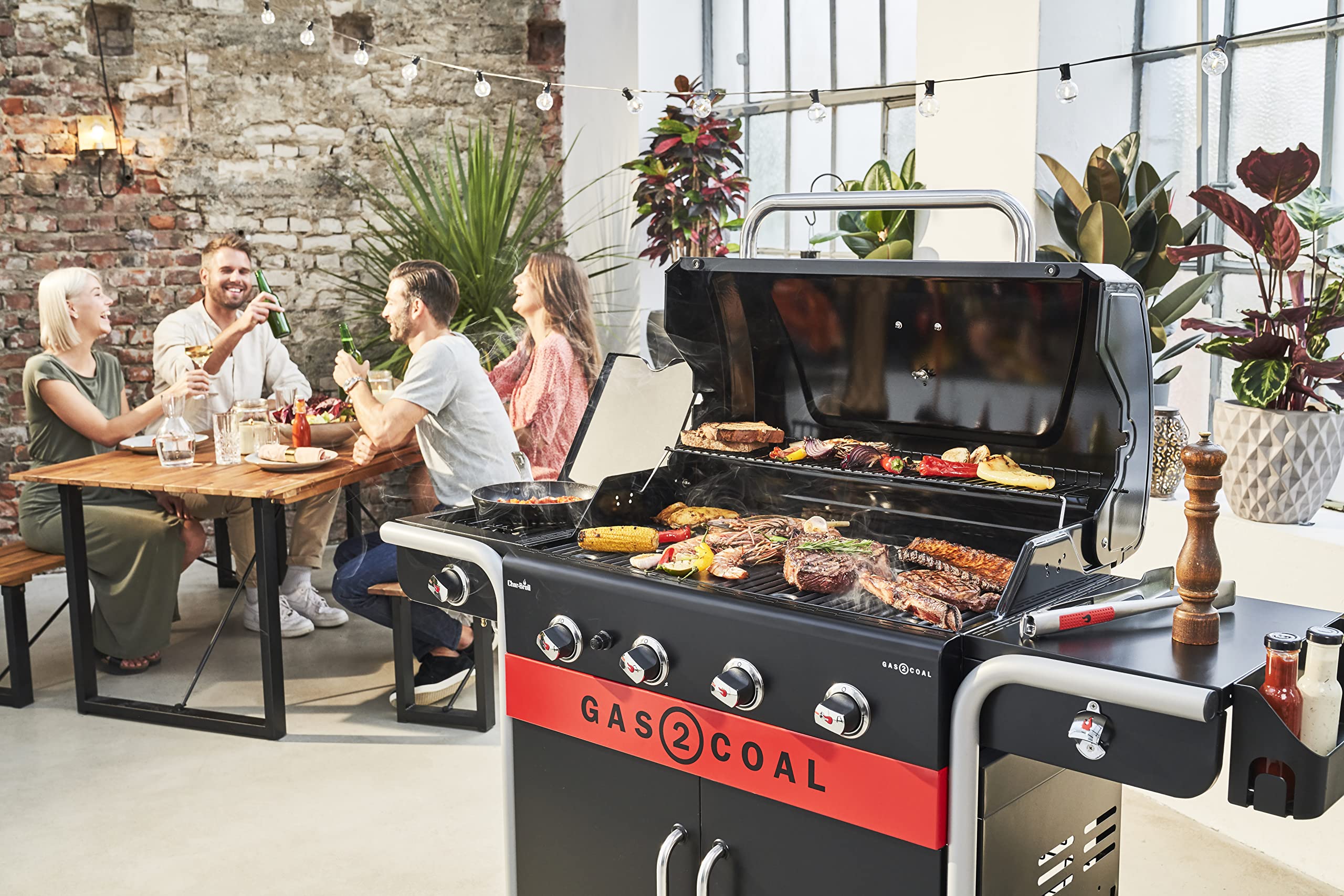 char-broil-gas2coal-440-2-0-hybrid-grill-4-brenner-gas-und-kohlegrill-mit-seiten image 8