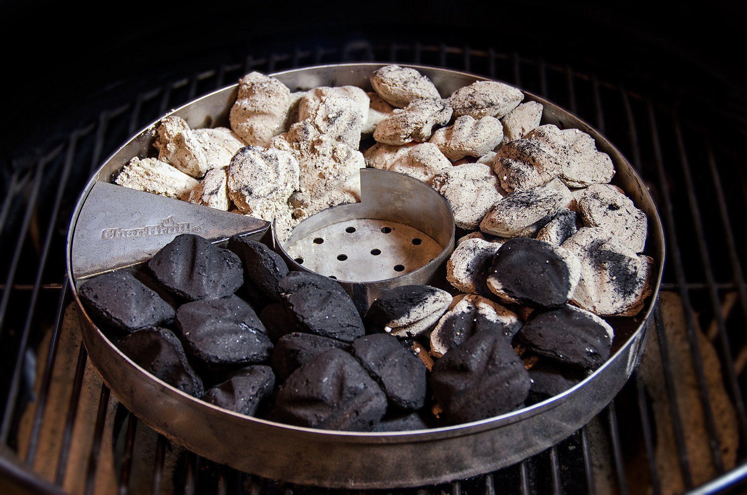 char-broil-140009-holzkohlemanager-slow-cooking-kohlekorb-mit-3-5-und-7-stunden- image 2