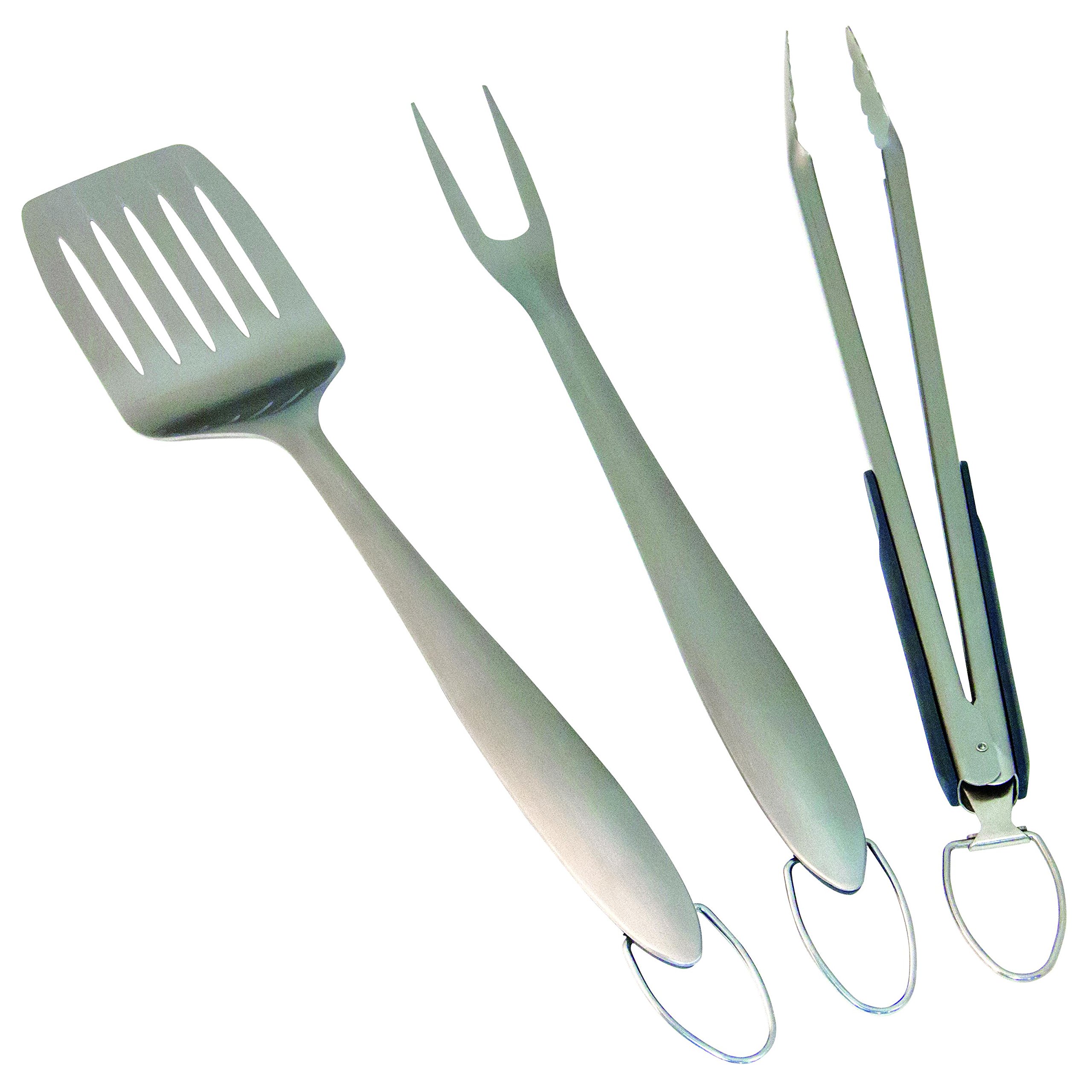 char-broil-140-571-3-teiliges-grillbesteck-set-edelstahl-zange-wender-reinigungs image 1