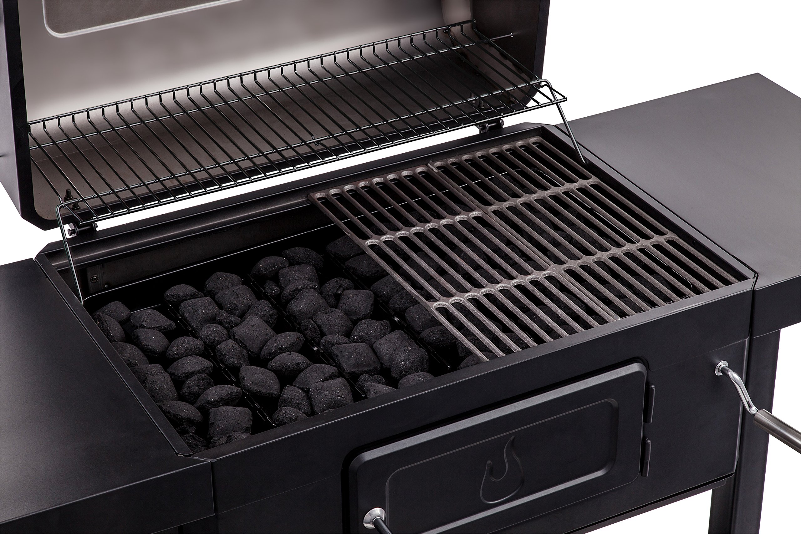char-broil-performance-charcoal-3500-holzkohlegrill-schwarz-feuerwanne-mit-kurbe image 4