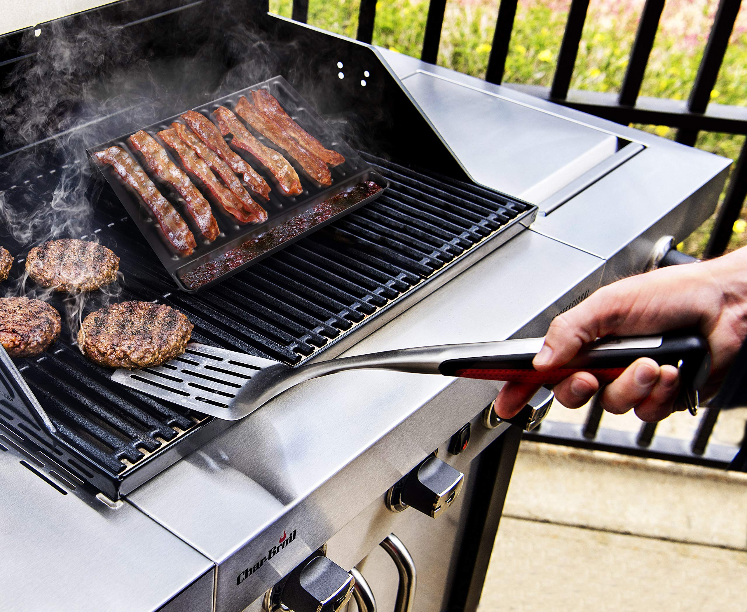 char-broil-140772-speckhalter-aus-edelstahl-antihaftbeschichteter-bacon-halter-f image 2