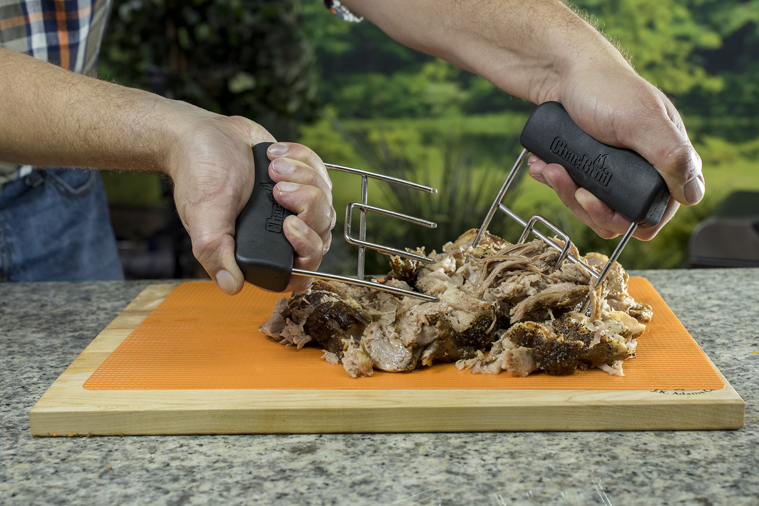 char-broil-140002-pulled-pork-gabeln-edelstahl-rutschfeste-griffe-zum-fleisch-ze image 3